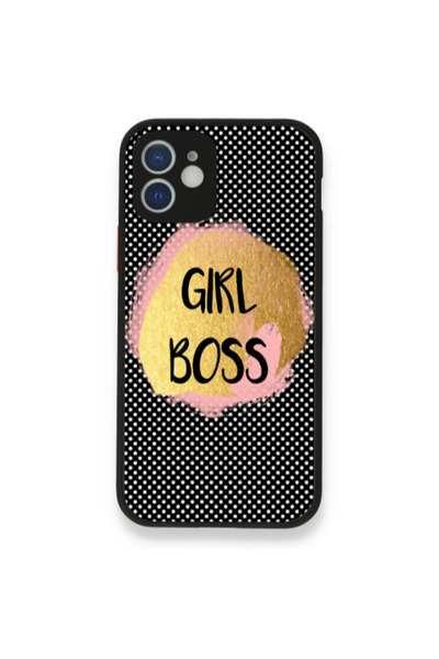 Other Apple iPhone 12 Girl boss make up Black Glossy Θήκη