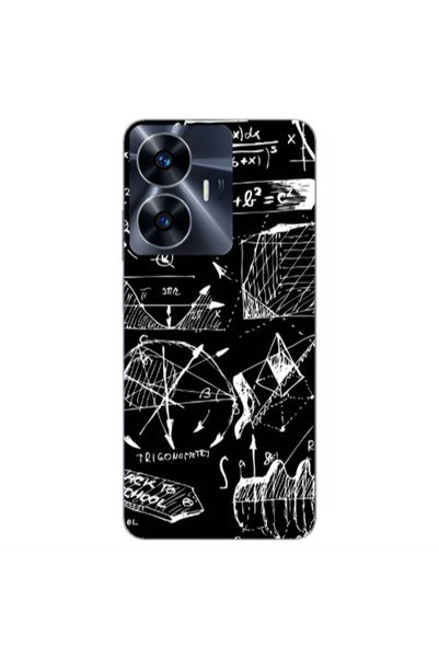 Other Realme Note 50 Trigonometry Transparent Silicone TPU Θήκη
