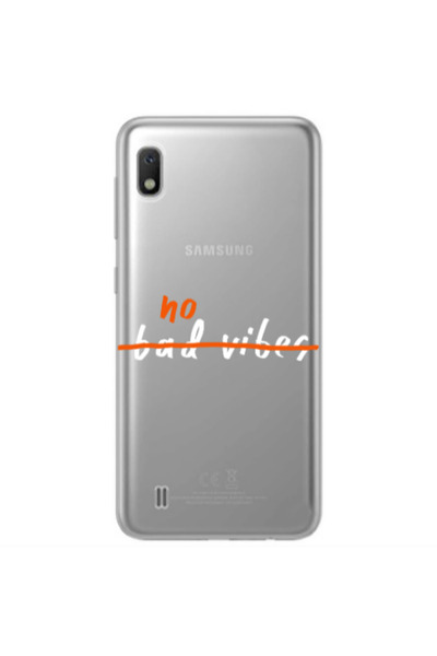 Other Samsung A10 No bad vibes 2 Transparent Silicone TPU Θήκη