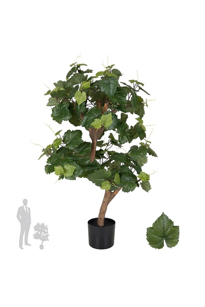 Roberto Rossi Bonsai artificial H100cm de vita de vie cu 168 frunze