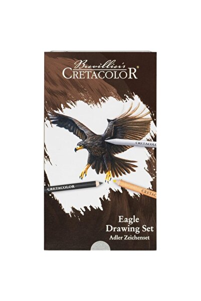 CretaColor Eagle Drawing Set 12 Pieces Metal Box (91400-2605)