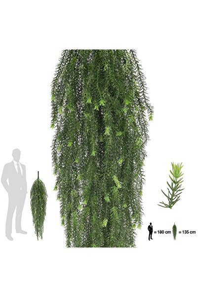 Roberto Rossi Planta curgatoare rozmarin 135 cm verde inchis