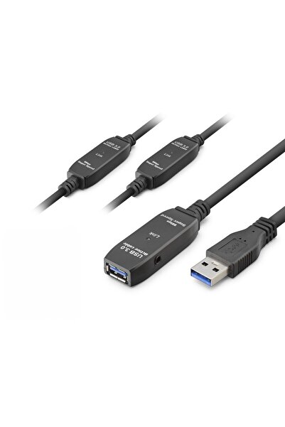 Generic Brand USB 3.0 Active Repeater Extension Cable 20 m Black Hdx7564 Neme...