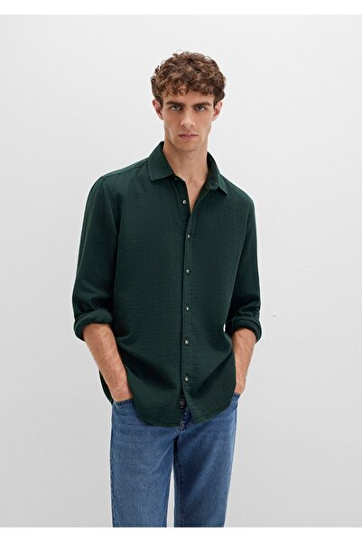 Mavi Regular Fit 100% Cotton Men's Shirt.