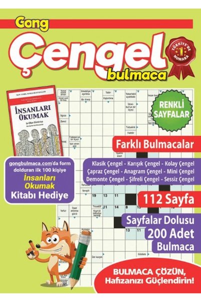 Maxi Yayıncılık Gong Çengel Bulmaca 12 / Bertan Kodamanoğlu / / 9772687460088