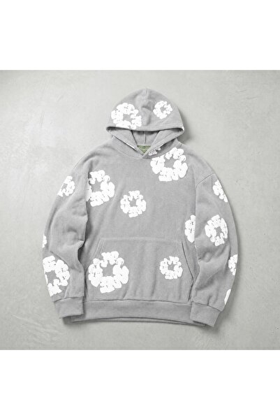 JANTIL MODA Unisex Oversize Hoodie - Patterned New Season Design Sweatshirt