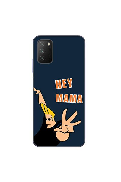 OEM Case compatible with Xiaomi Poco M3 Silicone Gel Tpu Pattern Message Hey Mom
