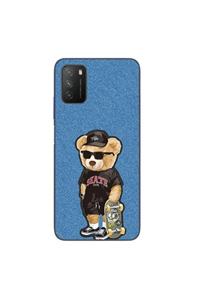 OEM Case compatible with Xiaomi Poco M3 Silicone Gel Tpu Pattern Bear Skate F...