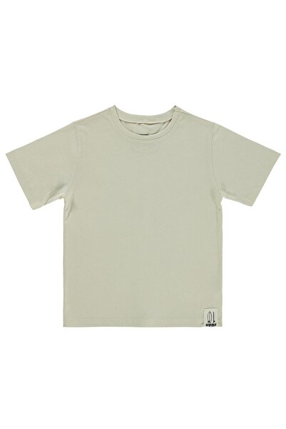 Civil Boys تي شيرت بتصميم Basic Surf Label للأعمار من 2 إلى 5 سنوات - بيج