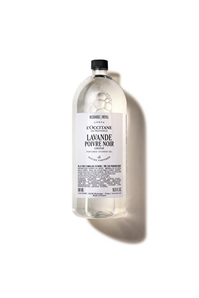 L'Occitane Lavande Poivre Noir (L'Occitan) Parfümlü Duş Jeli Eko Yedek (Refil...