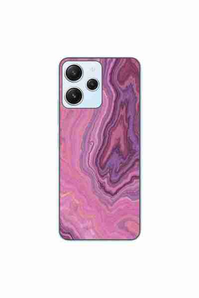 OEM Case compatible with Xiaomi Redmi 12 4G Silicone Gel Tpu Pattern Pink Qua...