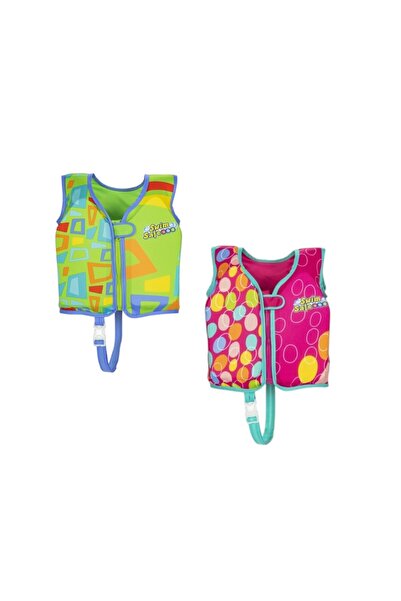 BESTWAY Swimming Vest pink/green, 56 cm, 32177,
