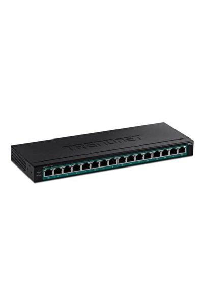 TRENDnet TPE-TG160H 16-Port Gigabit PoE+ Switch, 123W