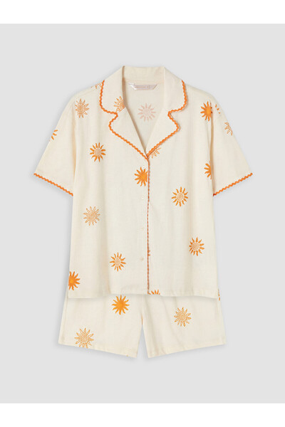 LC Waikiki Esvab • Modern & Distinctive Sun Embroidered Women's Shorts Pajama...