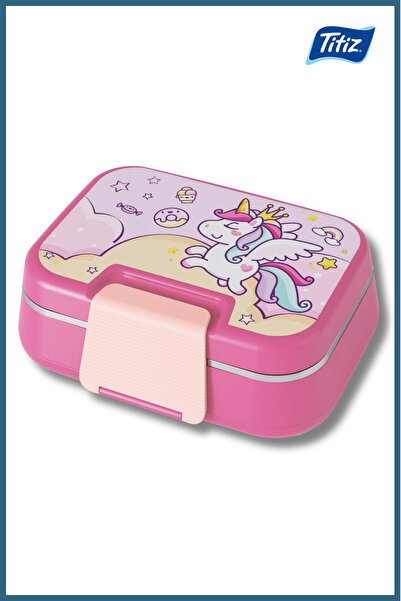 Happi Stainless Steel Compartmented Feeding Box 1030 ml – Fork Spoon Included