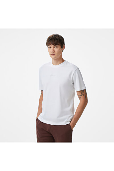 BOSS Erkek Beyaz T-Shirt