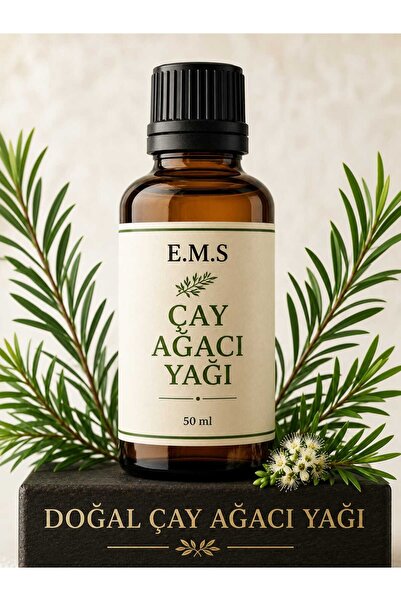 E.M.S AVM 50 مل من زيت شجرة الشاي - زيت شجرة الشاي الطبيعي للعناية بالبشرة وا...