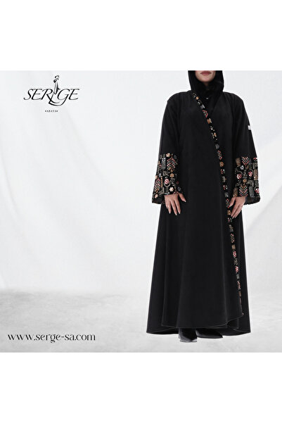 OEMS عباية مطرزة الاكمام - مقاس 56
