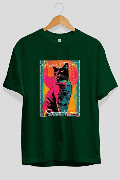 Ankhises Μπλουζάκι  "For the Love of Cats " με 72 προεμπριμέ σχέδια γάτας, πρ...
