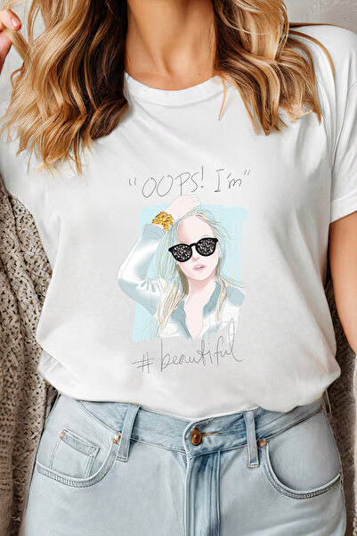 Sarah's Boutique Women's T-shirt – 100% cotton – Oops Beautiful
