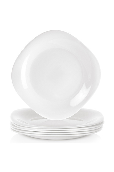 Orion Farfurii de desert din sticlă LUNA, 20 cm, Set de 6
