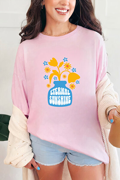 Sarah's Boutique Women's T-shirt – 100% cotton – Sunshine Vase