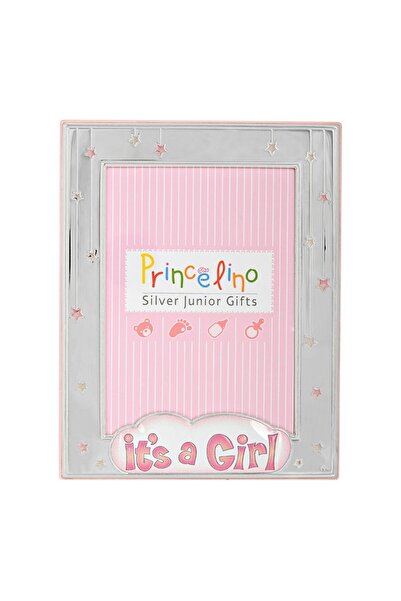 Prince Εικόνα Ασήμι για κορίτσι με ροζ σμάλτο 9*13 MA/148D-R