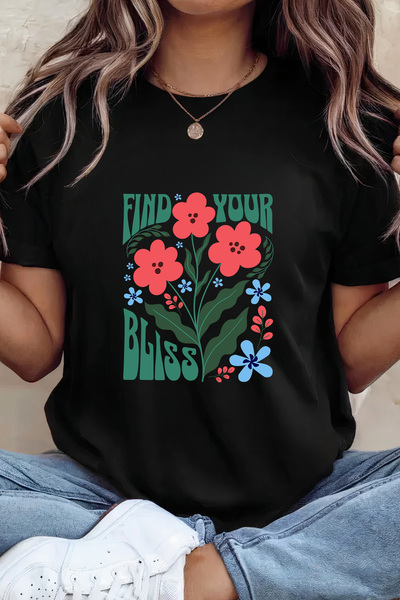 Sarah's Boutique Women's T-shirt – 100% cotton – Find Bliss
