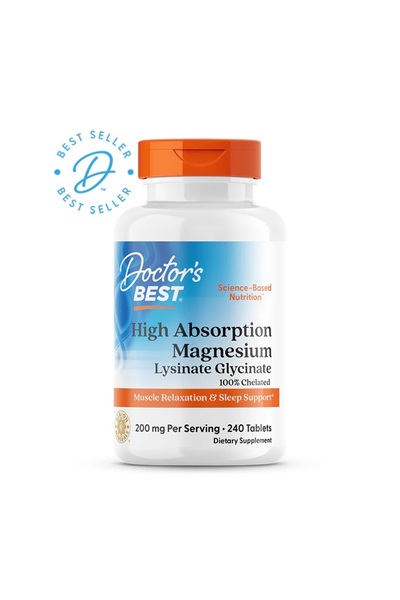 Genel Markalar High Absorption Magnesium Lysinate Glycinate, Relaxation & Sle...