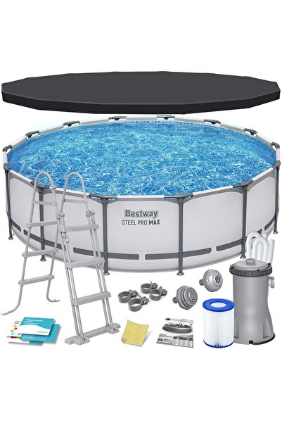 BESTWAY Set piscină cu cadru 427x107 cm cu pompă