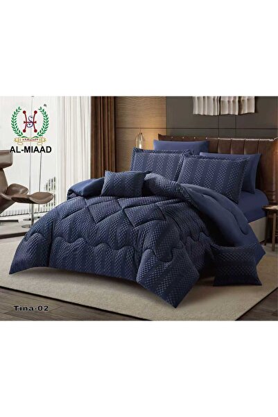 ALMIADD Bedspread -Summer- Nefren 8 Pieces -Luxury Dot Jacquard Fabric |   Si...