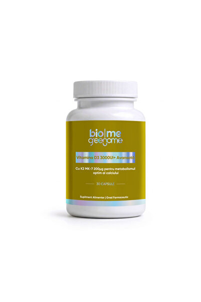 Biome Vitamina D3 3000UI+ Avansată, 30 capsule