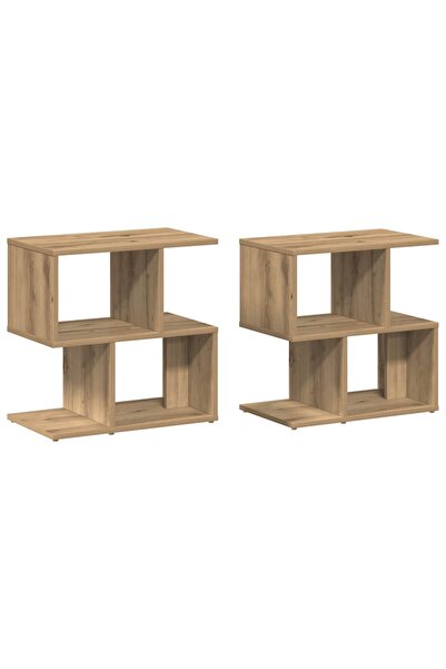 vidaxl Noptiere 2 buc. stejar artizanal 50x30x51,5 cm lemn prelucrat