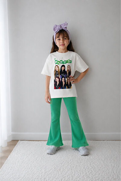Belya Kids Wear Set de îmbrăcăminte pentru fete, model oversize, Belya Kids D...