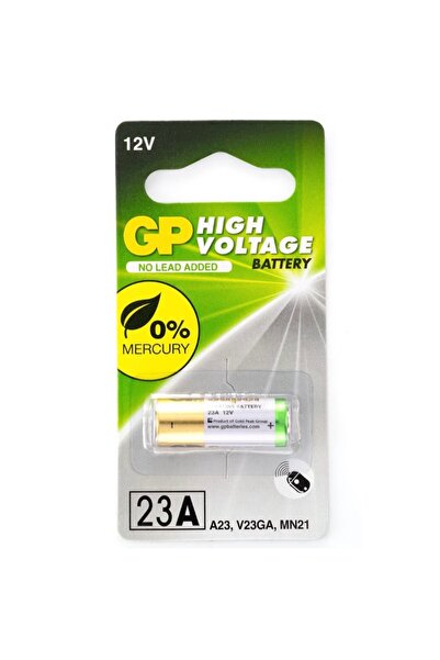 GP HIGH VOLTAGE Battery 23A 12V Pil - TEKLİ