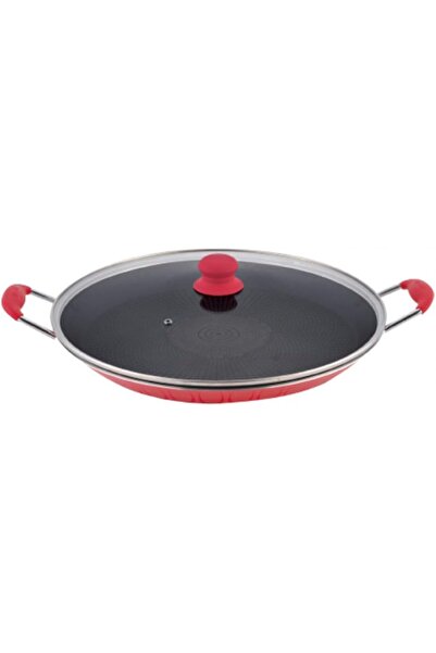 MISTER COOK 2 Non-stick crepe pan with rim and lid from Mister Cook, 40 cm