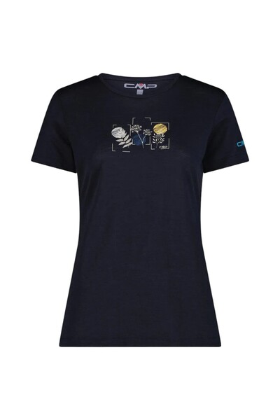 CMP Γυναικείο T-shirt 32T7166 SS 2025-Ναυτικό Μπλε-S