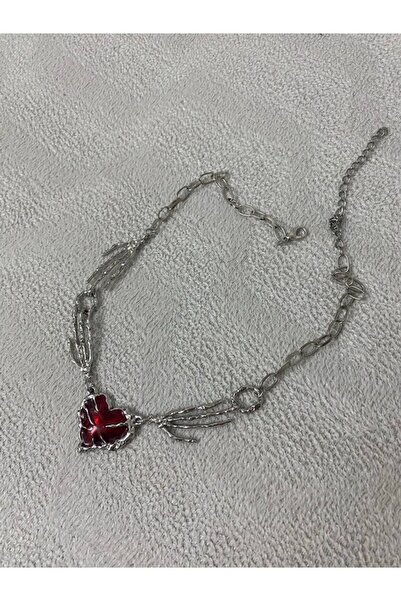 İsra Ayyıldız Moonstar Collection Kırmızı Zincir Kolye