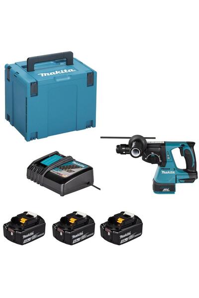 Makita DHR243RT3J 18V Ασύρματο Περιστροφικό Πιστολέτο SDS+ 2J XPT BL, 3x5Ah Μ...