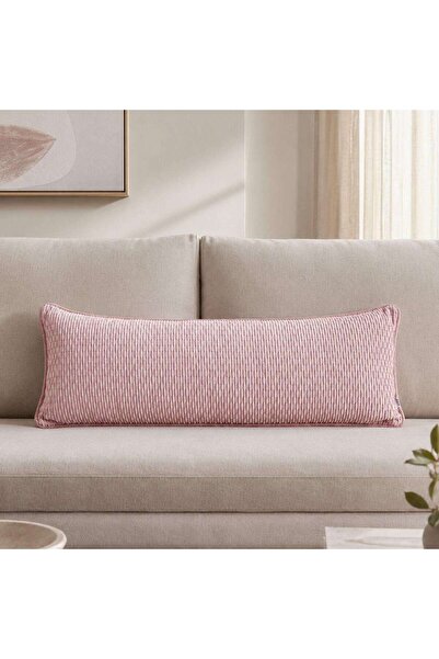PAN HOME وسادة أتلانتا دوبي المحشوة بديلة الريش 35x90 سم - لون حجري