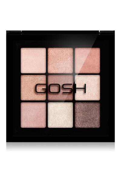 GOSH Eyedentity, Paletă de farduri de pleoape, 001, Be Honest, 9 nuanțe, 8 g