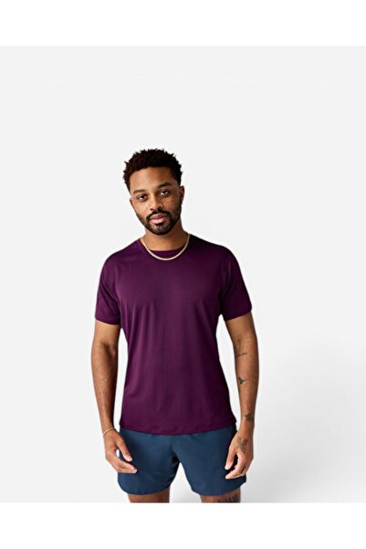 Brooks Dash Short Sleeve Erkek Mor Kısa Kollu Tshirt 211581526