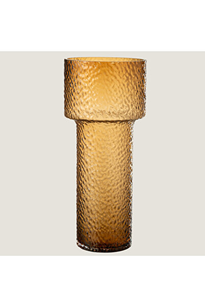 Chakra Betty Brown Glass Vase Large Size Natural