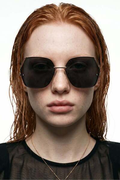 Bilge Karga Rovelli Gold Black Sunglasses