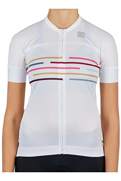 Sportful Γυναικεία φανέλα ποδηλασίας Velodrome-Λευκό-XS