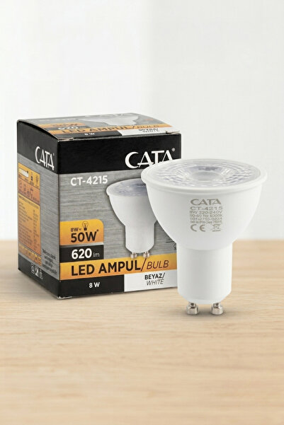 Cata CT-4215 8W GU10 Duy 6500K Beyaz Işık Led Spot Ampul