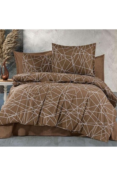 MayHome Σετ Σεντόνια Polycotton Ημίδιπλα 2520736478-1 με Λάστιχο (Π: 120cm x ...