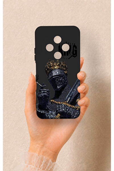 Vip Case Tecno Spark 30C Uyumlu King Desenli Silikon Kılıf