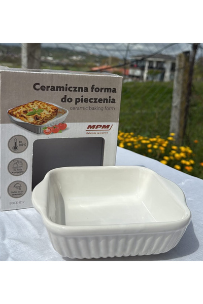 ASNA HEDİYELİK seramik fırın kabı, kare borcam, lazanya kabı, graten kabı, fı...