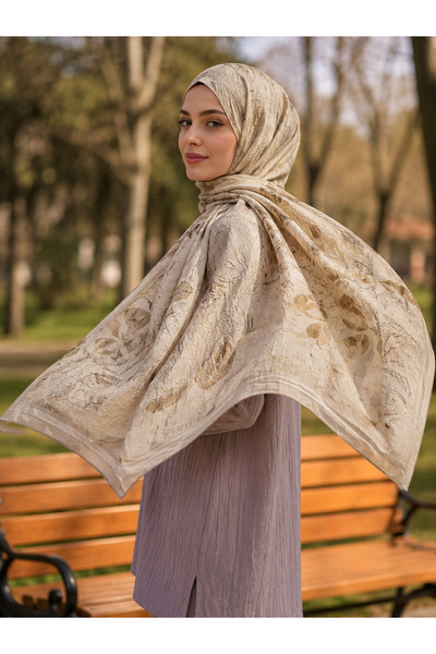 Larissa Scarf Valen İpek Bambu Kraş Şal Bahar Esintisi Serisi